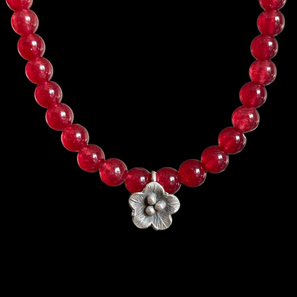 花鬚 Necklace(은꽃자마노네크리스)