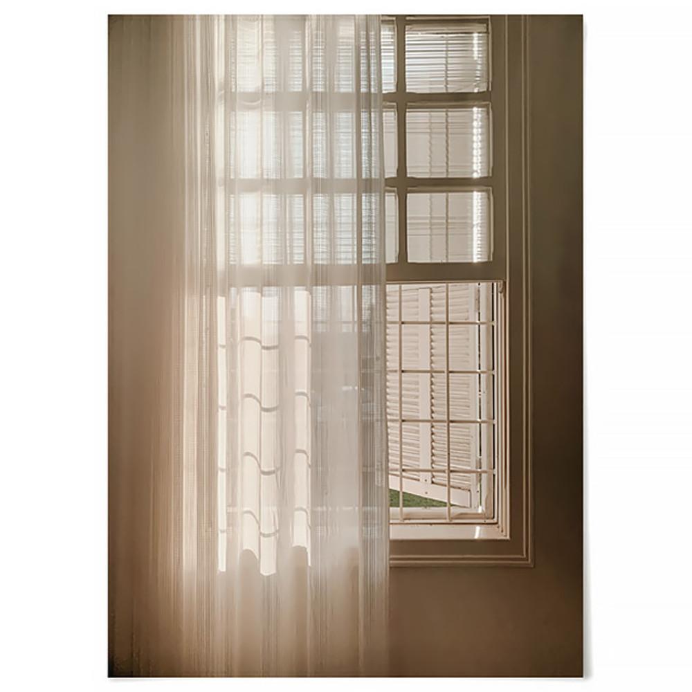 패브릭 창문 포스터 감성 액자