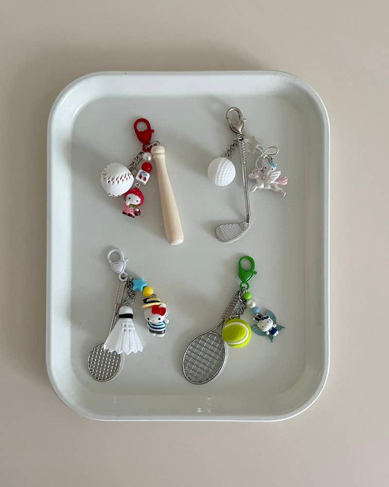 [데이바이데이] 미니 스포츠 키링세트 키홀더 (4type)