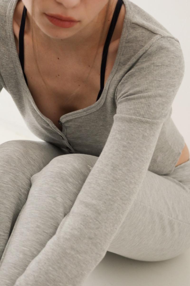 Roa Burton Top /  melange gray
