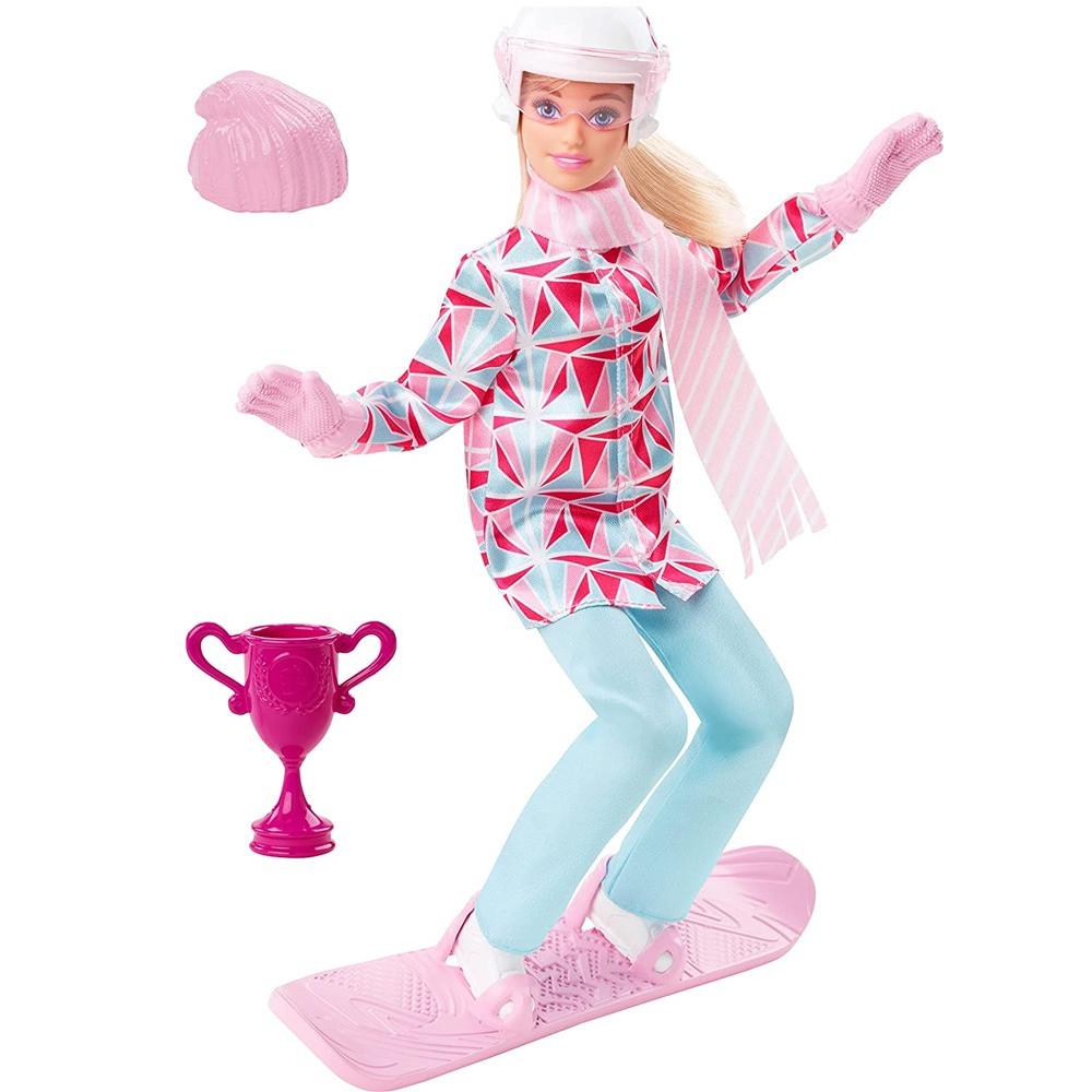 마텔 바비 스노우보드