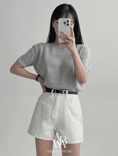 (예쁘진)헤링본코튼반바지 -2color/3size