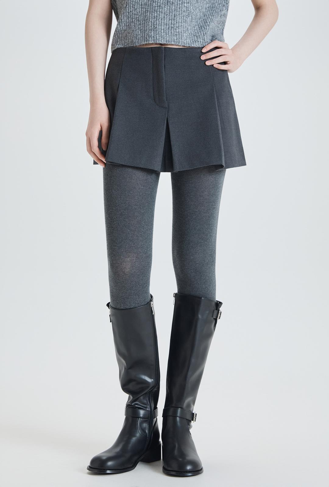 플리츠 스커트 팬츠_MIWTHFV01B