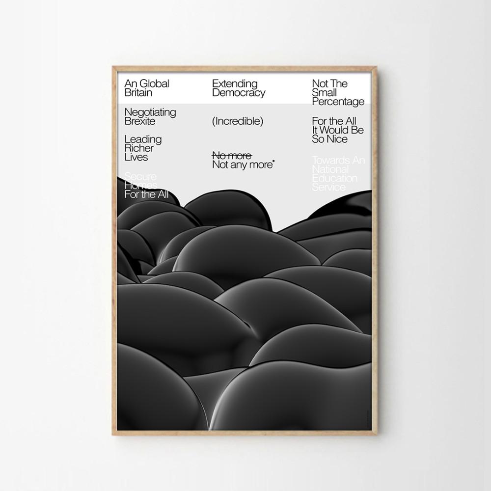 애시드로우 미드센츄리모던 아트포스터 Bubble