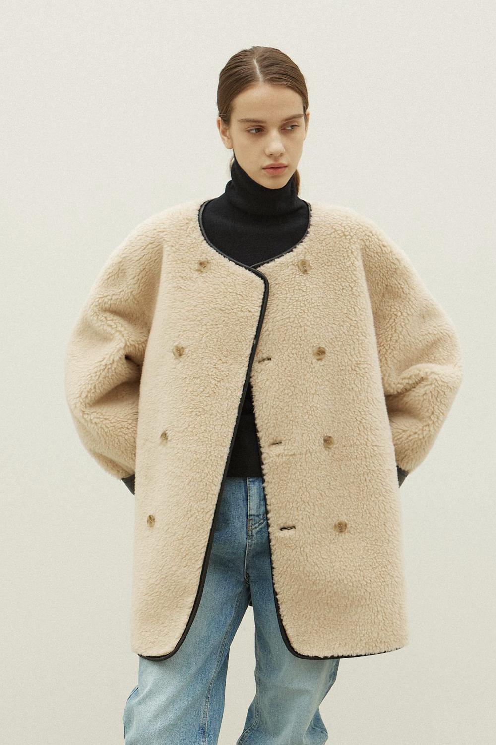 Mateo reversible mustang coat_black