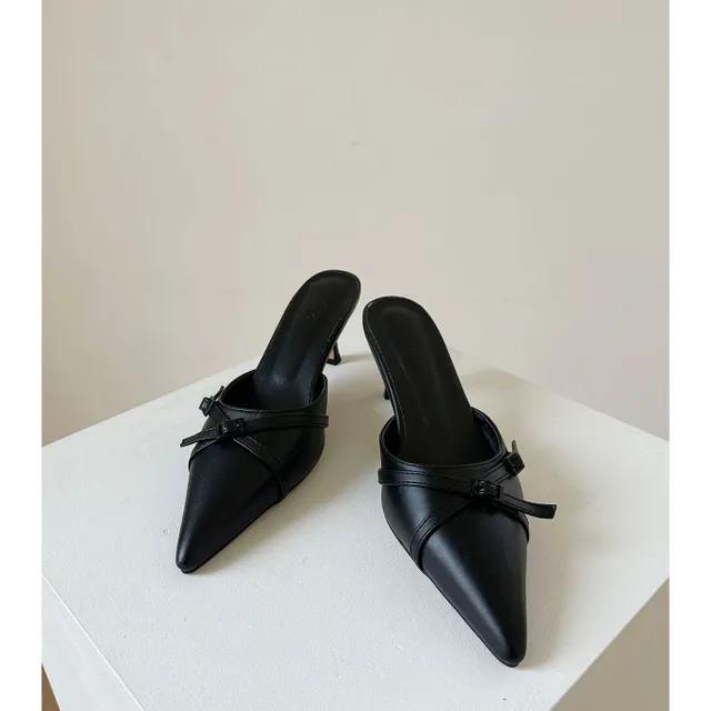 belted cross mule (2color)