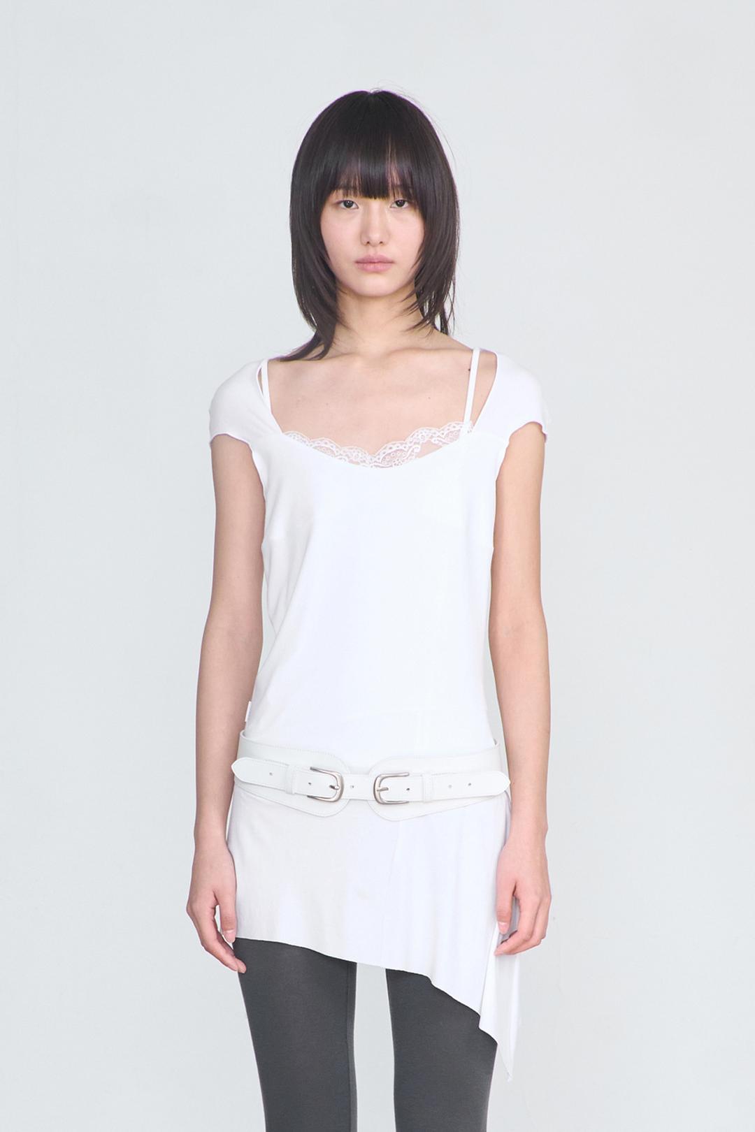 [Exclusive] Bella Slit Dress _ White