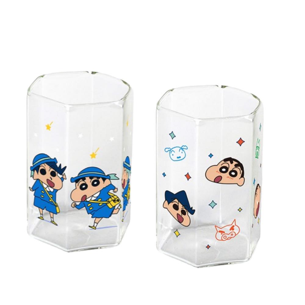 짱구 내열 유리컵 초코비 컵