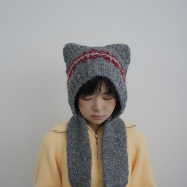 cat beanie & baraclava ( 4  color )