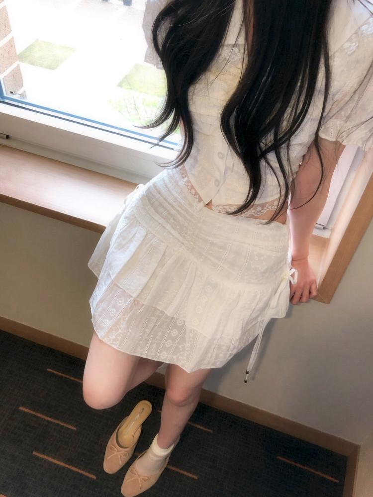 [위시엣일레븐] Pure lace two piece