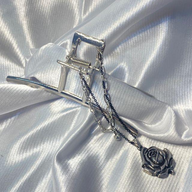 Antique Love Rose Hairpin / 앤틱 러브로즈 헤어핀 헤어집게