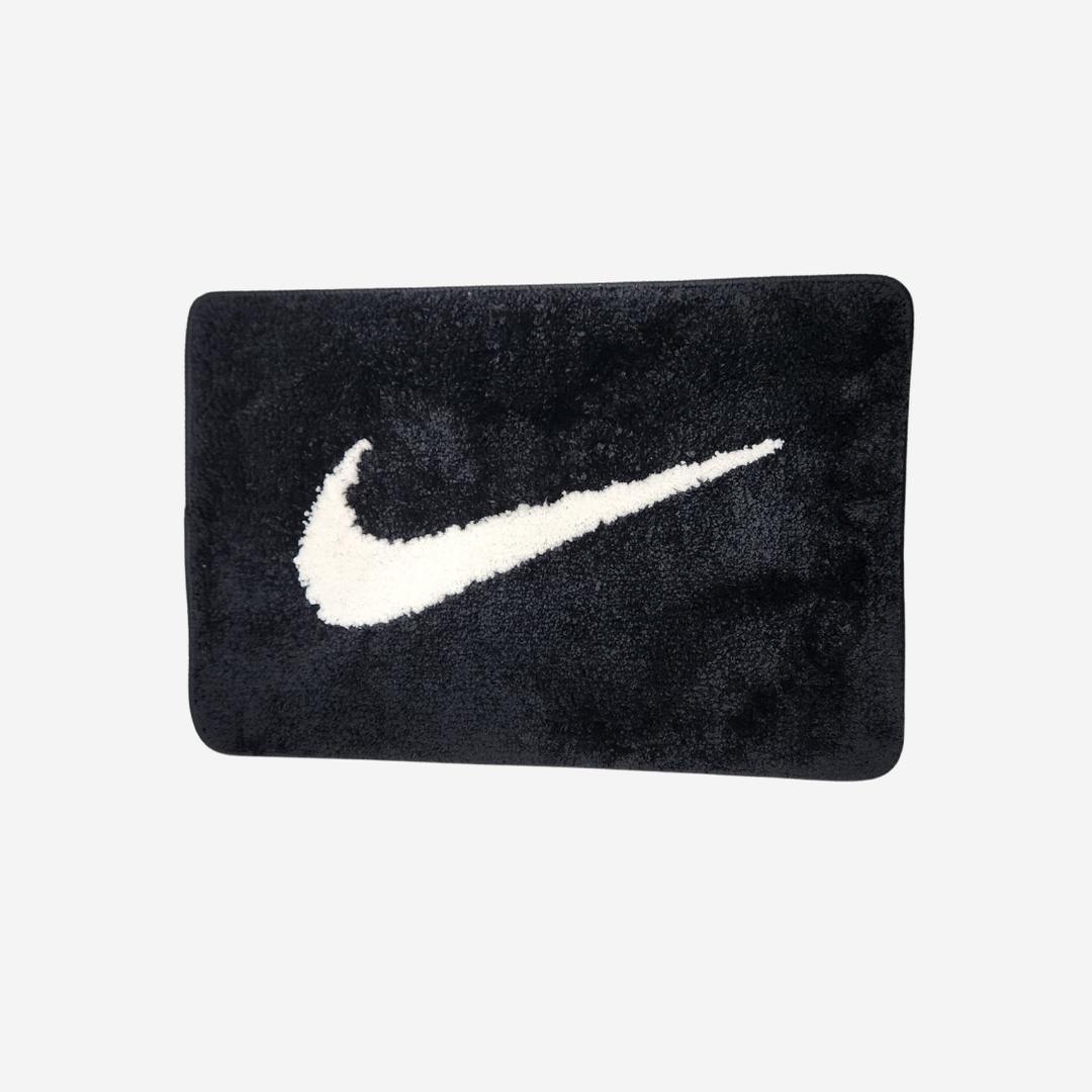 Nike Swoosh Rug Black White