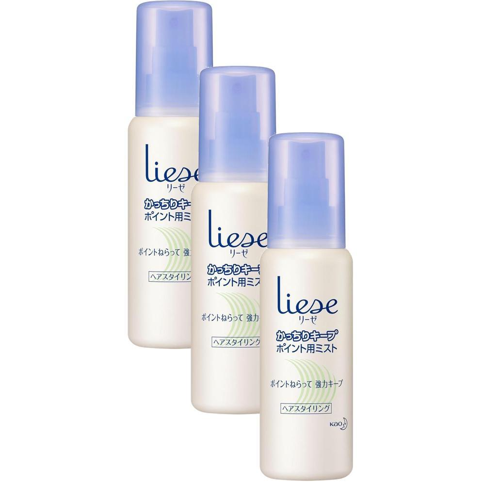 Kao Liese Point Mist 카오 리제 포인트 미스트 스프레이 100ml 3팩