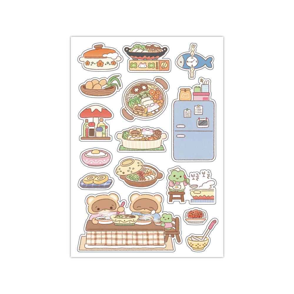 플러피부 전골요리 스티커