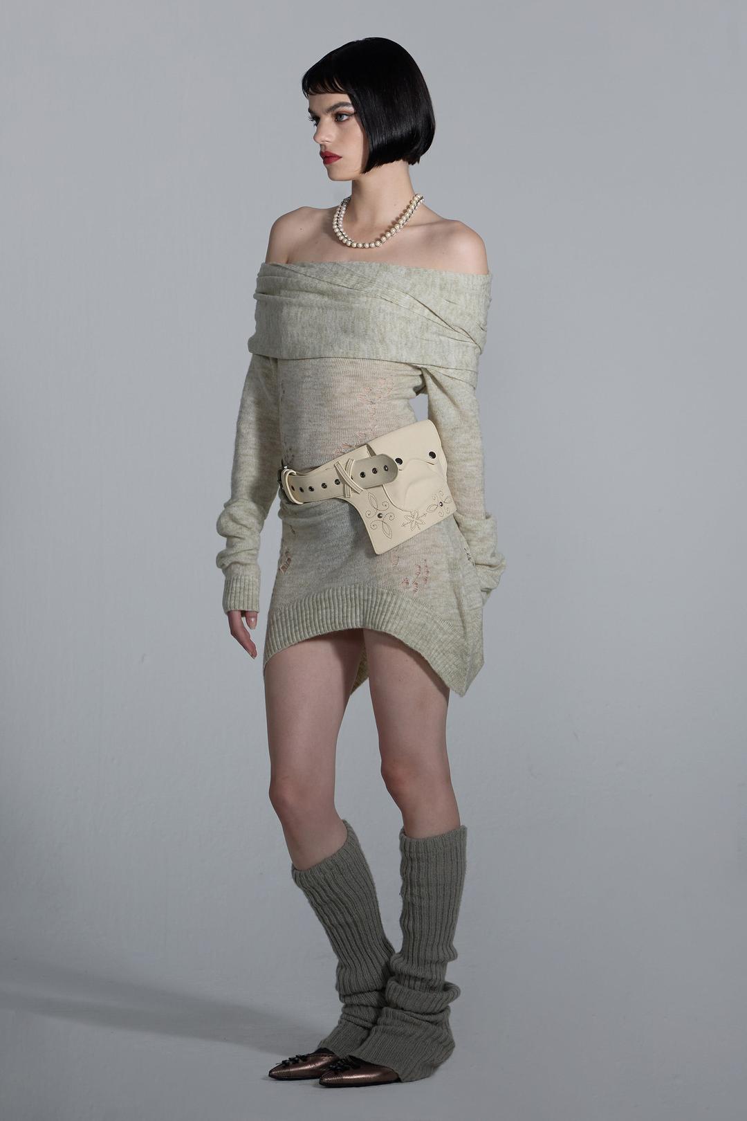 2way Shawl Dress Pale Green