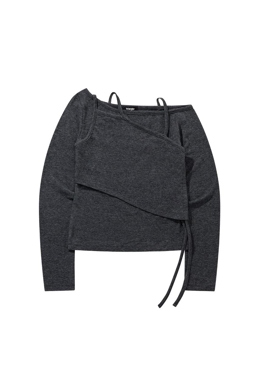 (W) Slim Layering Longsleeve T-Shirt Grey
