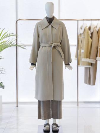 이런 상품 어때요? 캐시미어 혼방 벨티드 롱 코트 (E254MSH155)