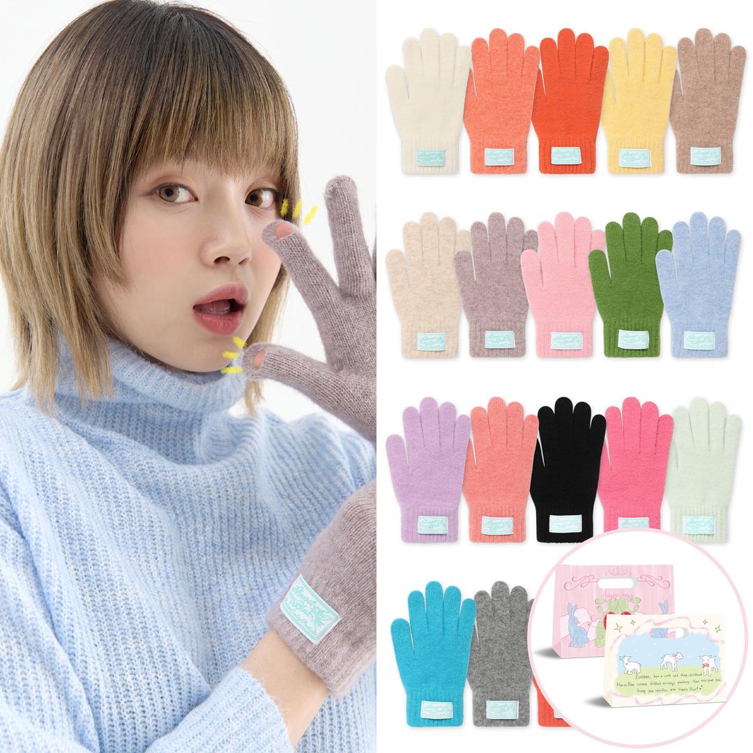 [선물포장] 큐피드 울 터치 장갑 23종 택1