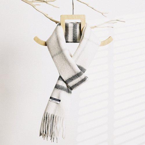 울100 글랜체크 울머플러2 (C2104-AM093_IV)