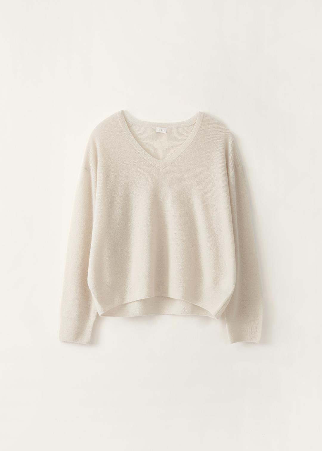 플루오 루즈 알파카 니트