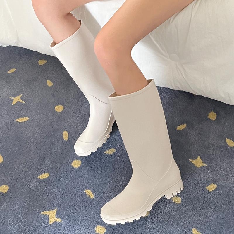 모노톡시 [RB4491] 럭시즈 베이직 롱 레인 부츠3cm