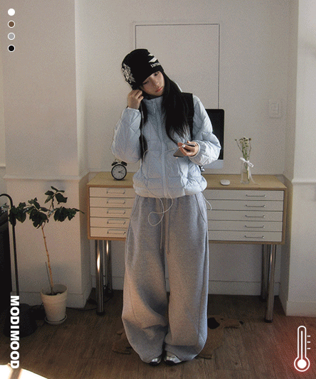 [엑스트라 기모🔥/기장 사이즈 선택]  한겨울용☃️ 데일리 핀턱 기모 팬츠-4color