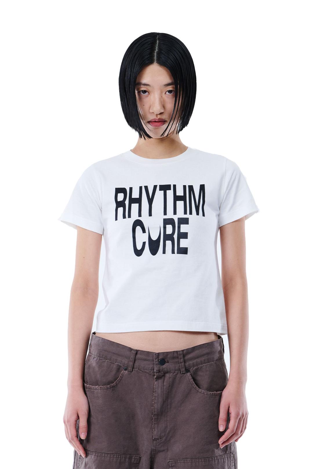 1/2 RHYTHM CORE TEE - WHITE