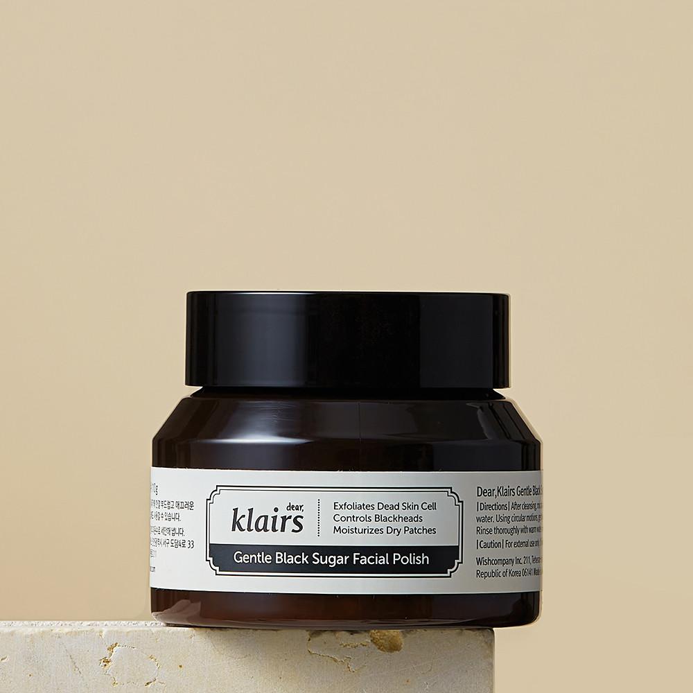 클레어스 젠틀 블랙 슈거 페이셜 폴리쉬 110g