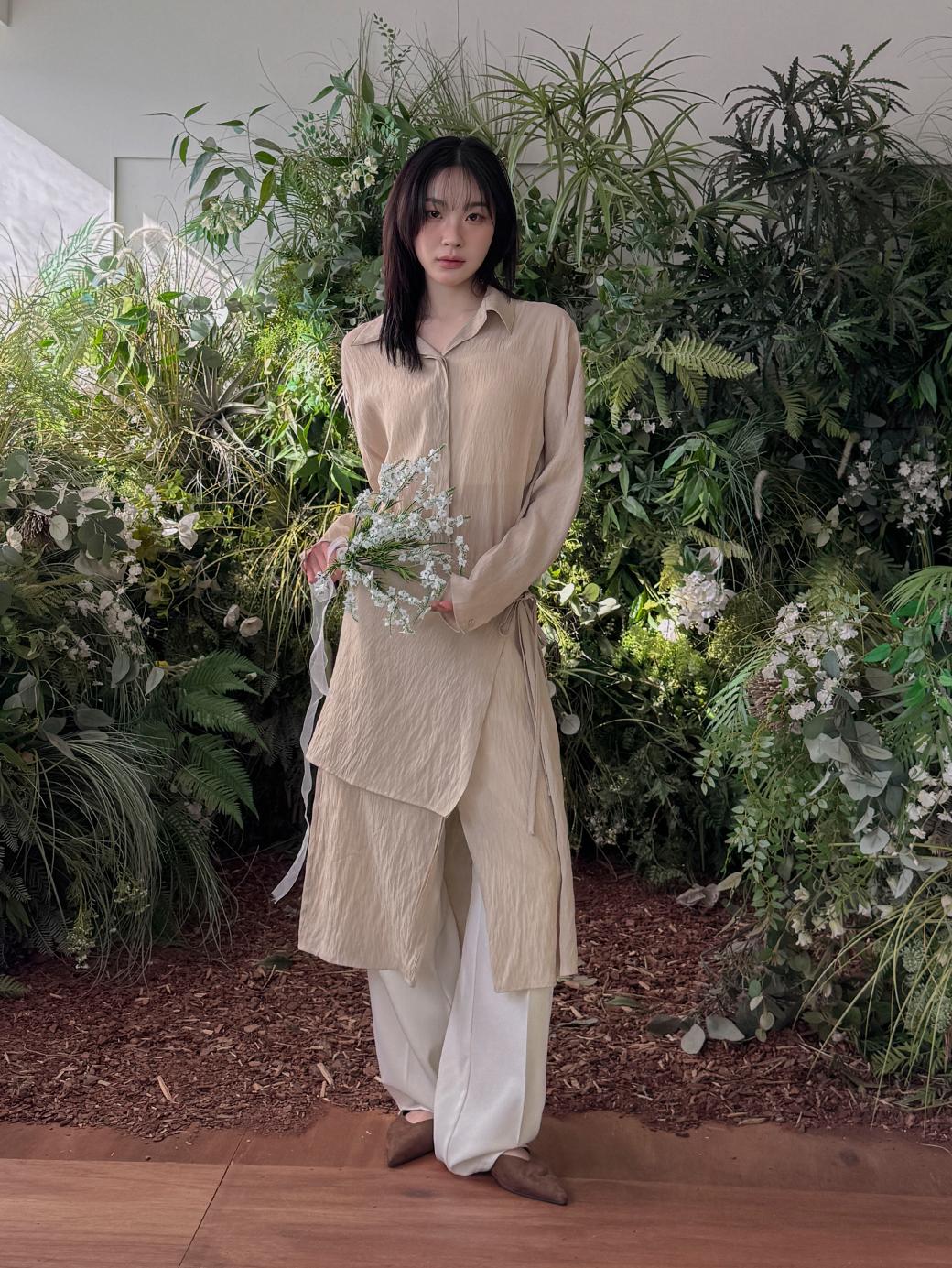 럽미 [MADE] 뮤즈 시스루 랩원피스