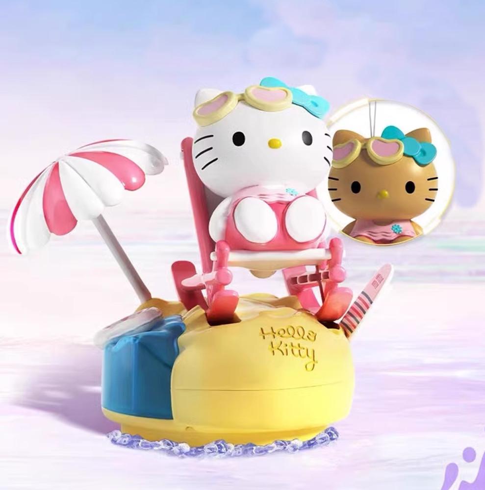 햇빛 받으면 태닝하는 키티 피규어