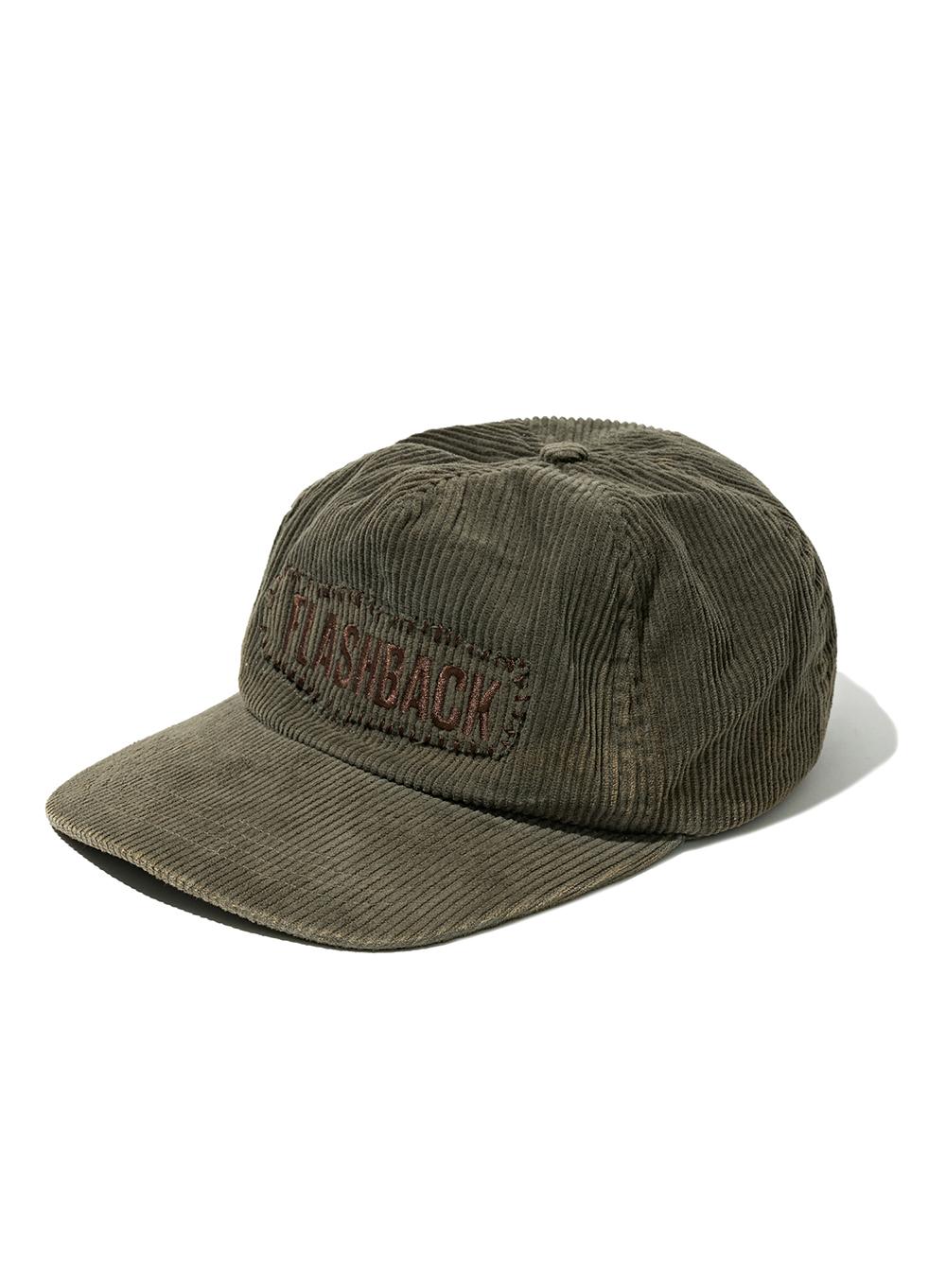 [Handmade] VTG Washed Stitch Corduroy Ball Cap_Khaki