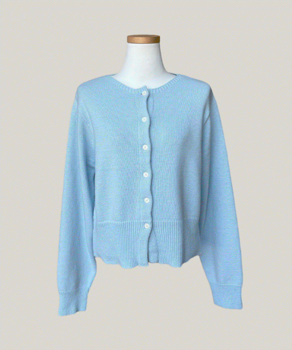 [울50%/데일리] 피오니 데일리 라운드 가디건 (4Color)