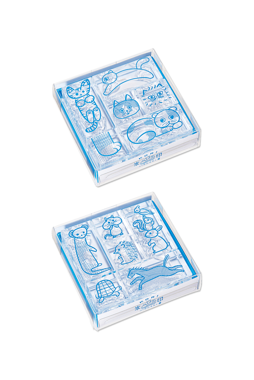 클리어 스탬프 세트  Kori-jirushi Stamp Set