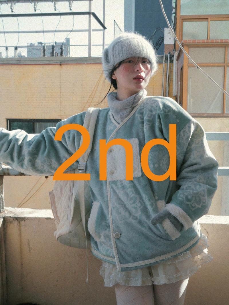 2nd [ 송 소 ] 누비 자켓  - 단청