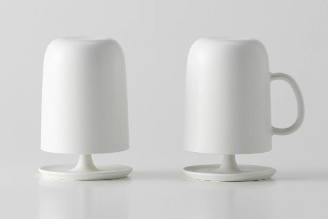 일본 화이트 거꾸로 스탠드 어린이집 욕실컵 양치컵 걸이 세트