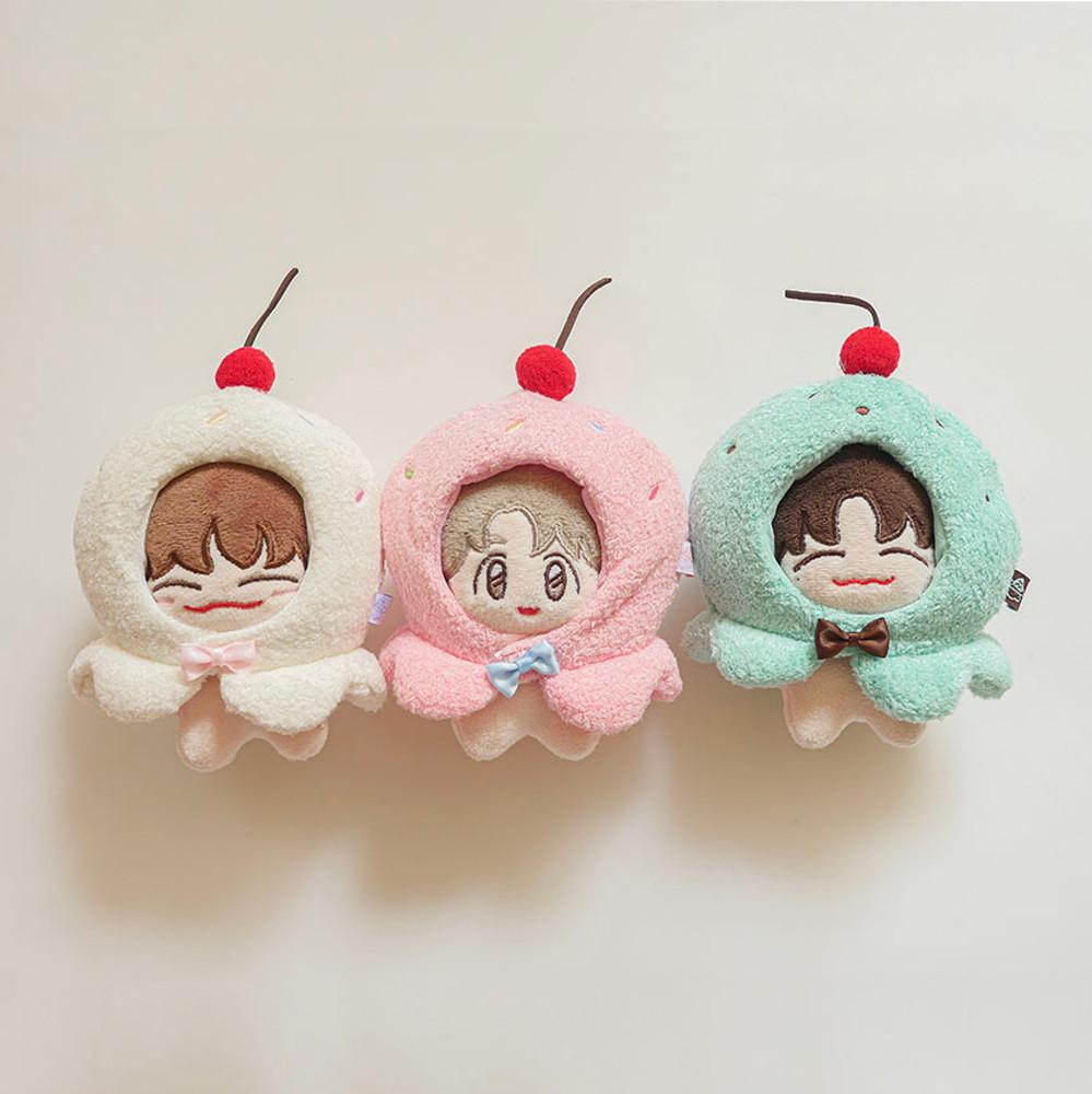 10cm 요거트 아이스크림 인형옷 컵케이크 머핀 모자 체리 무속성 아이돌 소품 솜깅이 악세사리