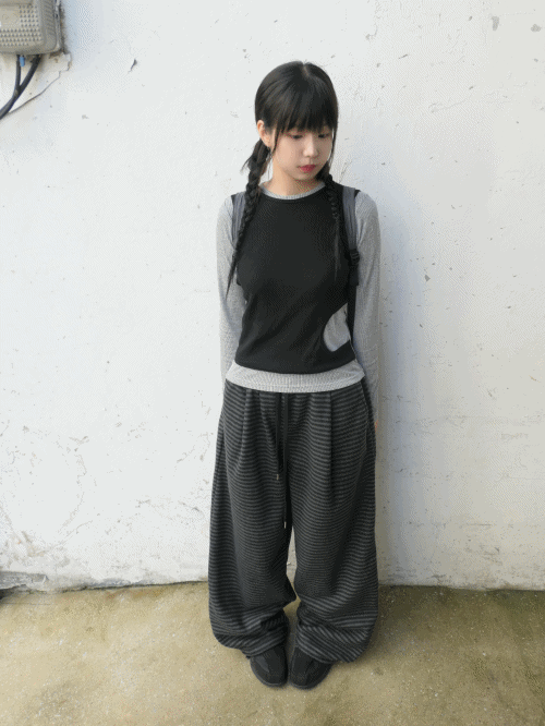 maroon layered t (2c)