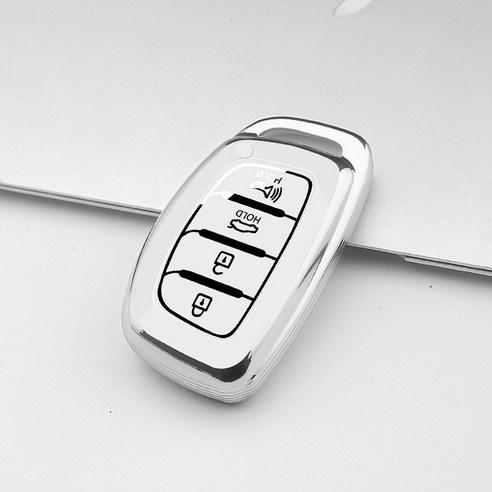 키에티 현대 스마트키 호환 LF쏘나타 올뉴 투싼 스마트 키케이스 4버튼 TPU 키홀더 단품 - 키홀더/열쇠고리 | 쿠팡