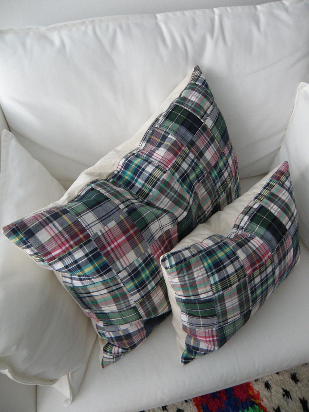 PATCHWORK  PILLOW COVER (GREEN 3SIZE)
