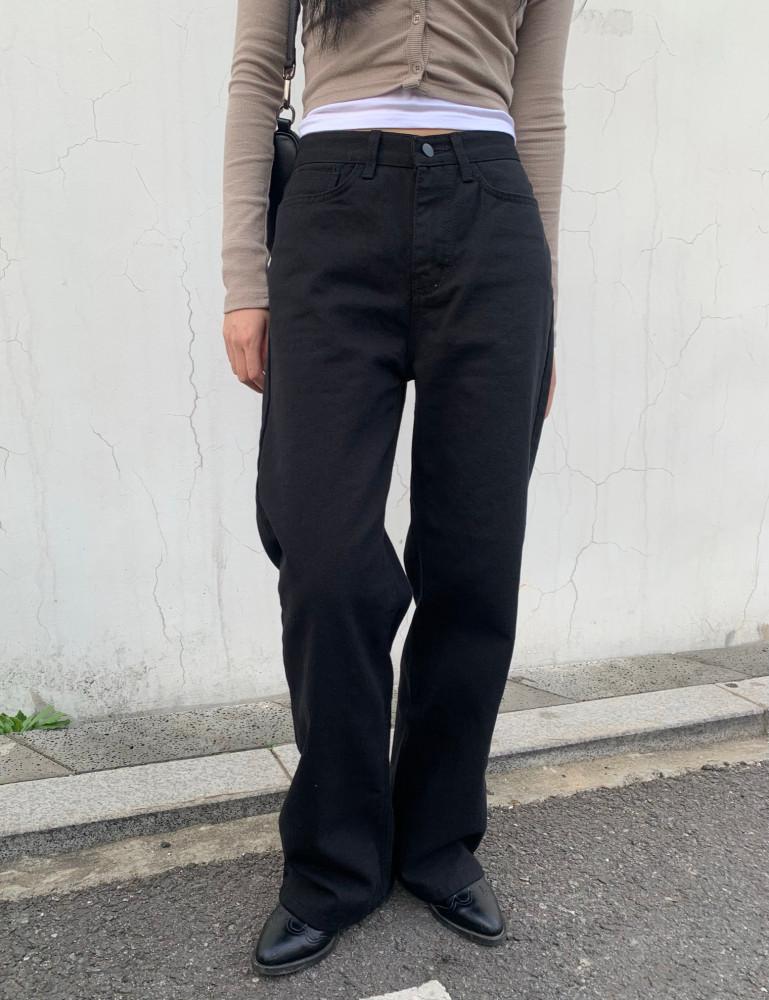 [타임라인서울] 코튼 롱 와이드 팬츠(2color)