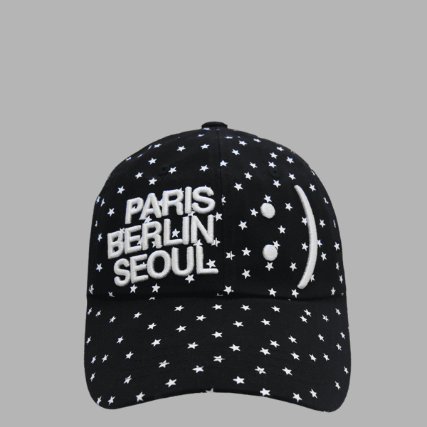 SMILE LOGO BALLCAP (BLACK)