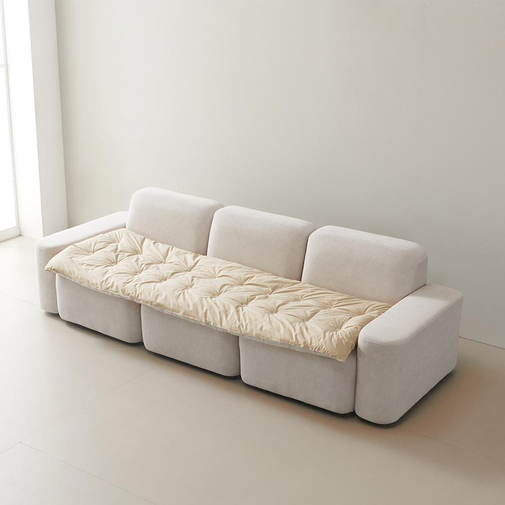 고밀도 바이오워싱 스프링 소파패드 베이지(S/L)