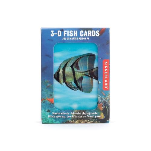 GG241 키커랜드 플레잉카드 - 3D 물고기