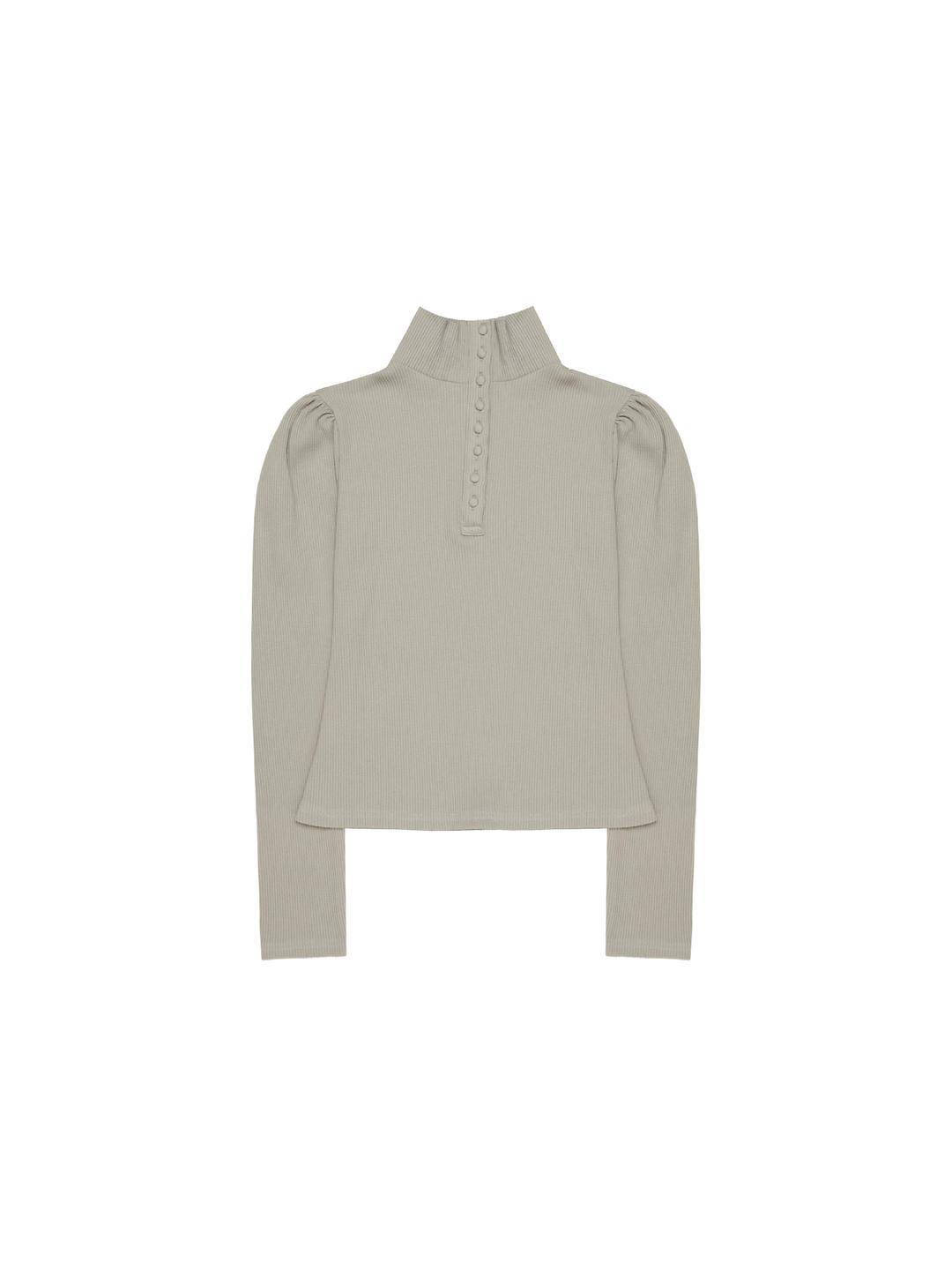 ALICE BUTTON TOP PISTACHIO