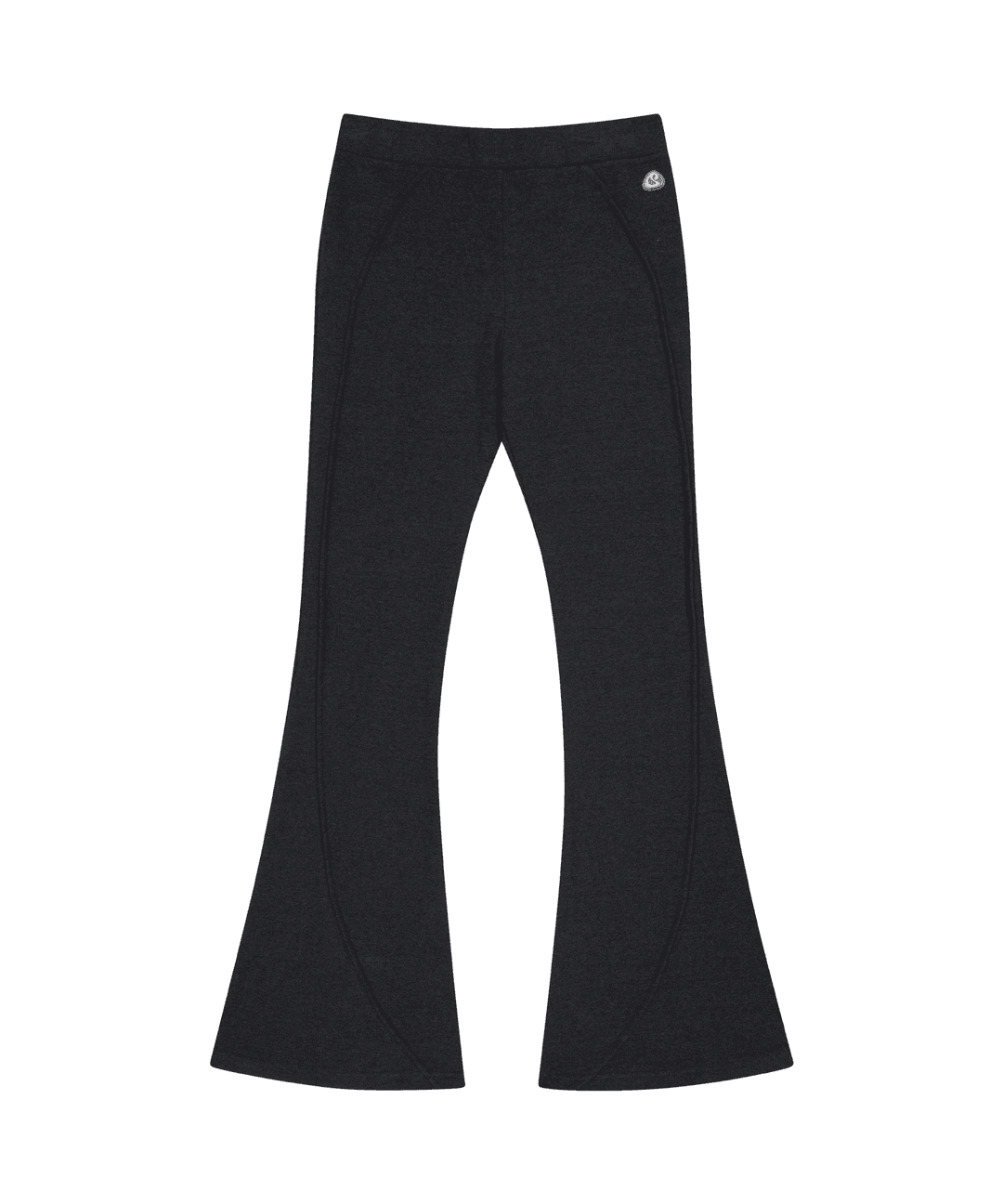 ROUND PINTUCK PANTS CHARCOAL