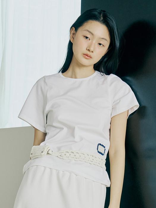 MINI WALLET BELT : IVORY