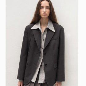 (아바몰리) MARTIN MELANGE SINGLE JACKET (D/Grey)(AFF-JKI101-10-IM)