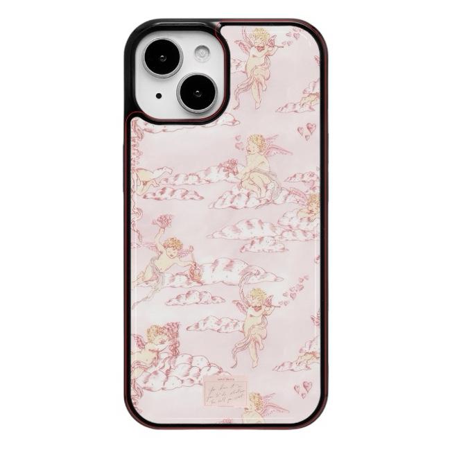 (epoxy) peach heart angel