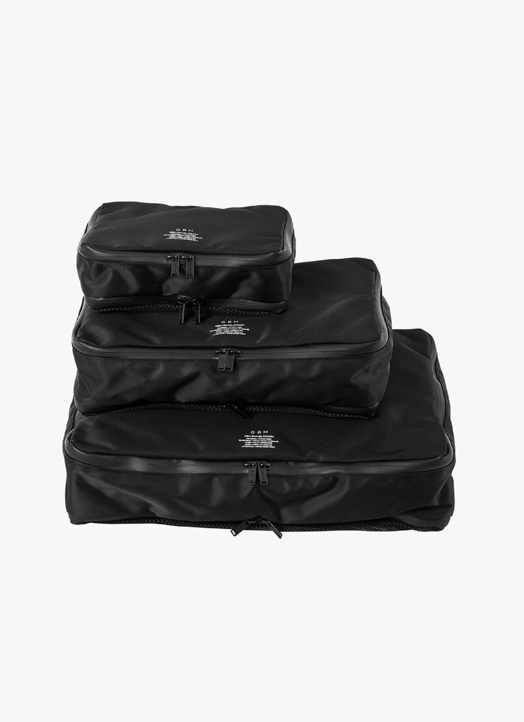 TRAVEL POUCH / BLACK / 3 SIZE