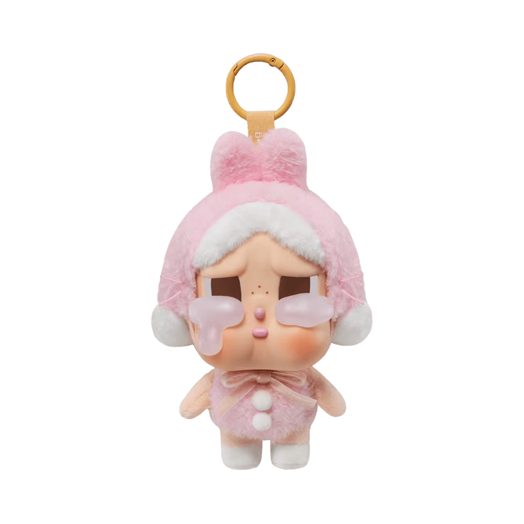 Pop Mart Crybaby Crying Again Series Plush Keyring I'll Give You All My Love (Opened Case)